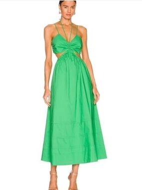 NICHOLAS Baylee Cut Out Ruched Dress
